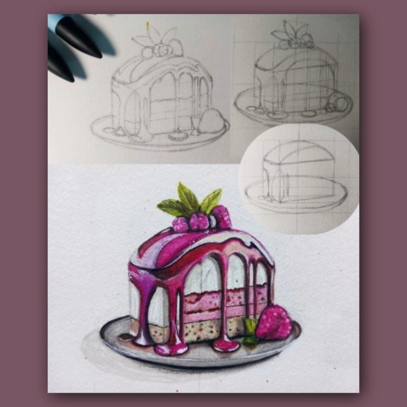 doce ilustração – workshop de marcadores de Álcool